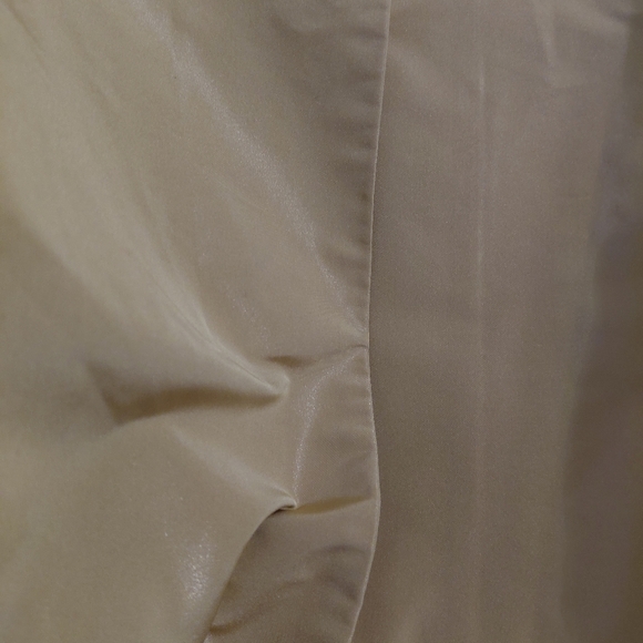 Lafayette 148 New YORK Butter Gold Yellow Crop Rain Jacket Lg - Picture 7 of 8